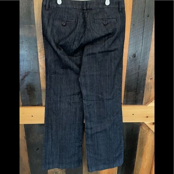 Tommy Hilfiger dark wash mid rise wide leg trousers, size 10/30. - Picture 3 of 10